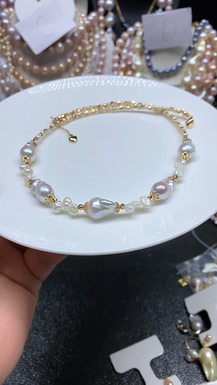 【闪购商品】淡水珍珠颈饰未镶嵌多人