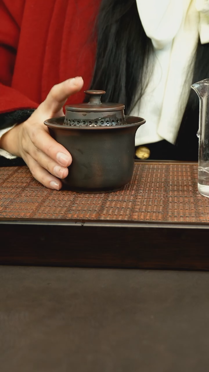 【闪购商品】坭兴陶纯手工盖碗200cc