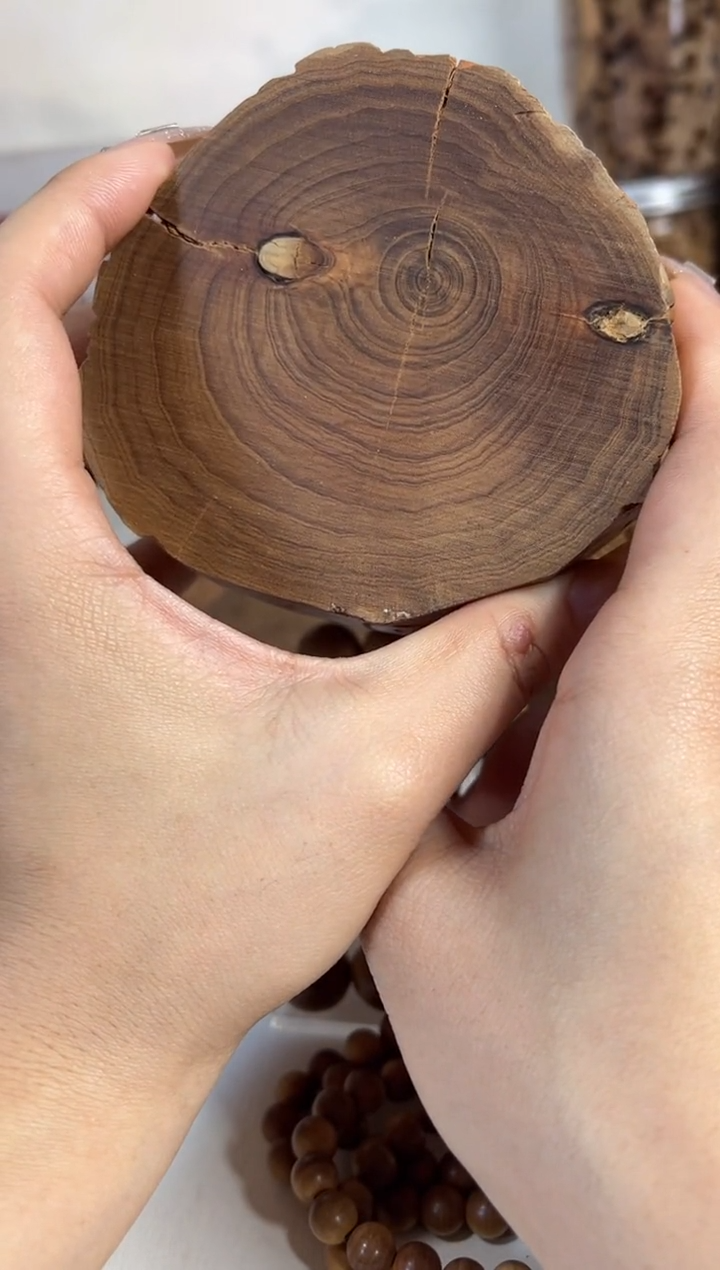 【闪购商品】檀香木手串/手链迈索尔老山檀15*16横纹单圈手串定制