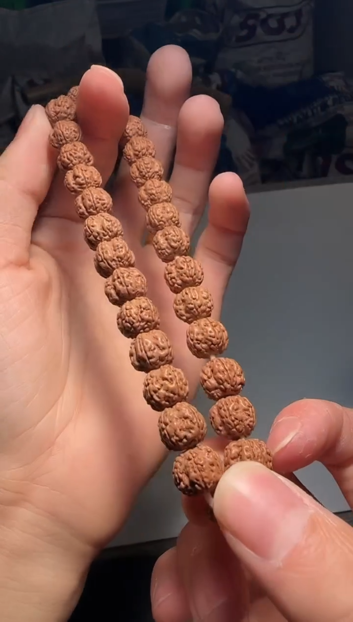 手串金刚菩提超头精挑老树玉梅花手持-10mm