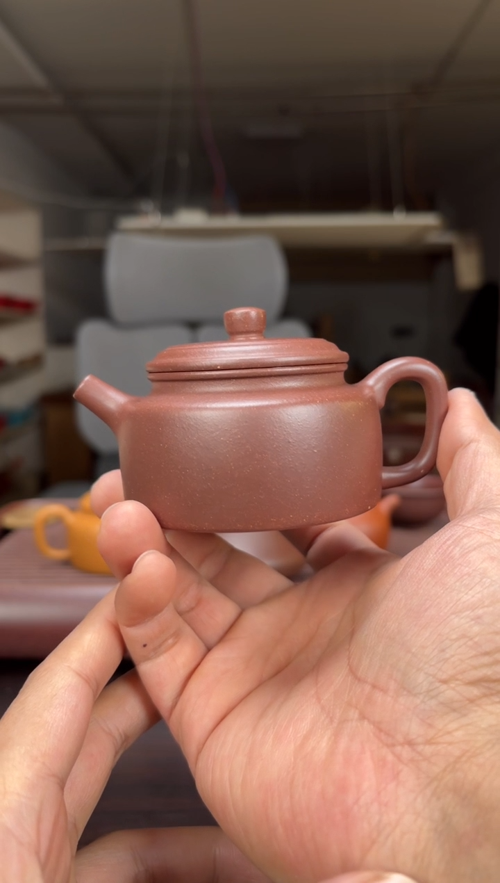 茶壶紫砂半手工紫泥德钟140毫升