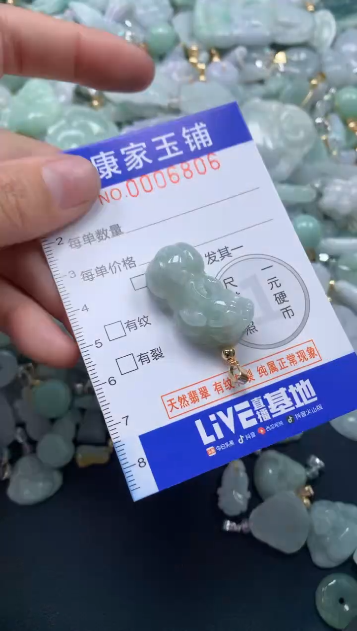 颈饰未镶嵌翡翠6806