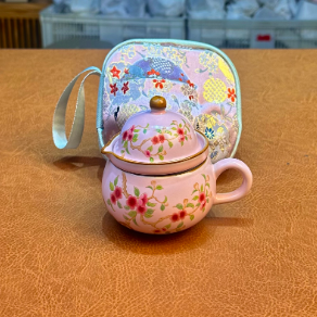 粉色KK0588桃花猫咪茶咖啡