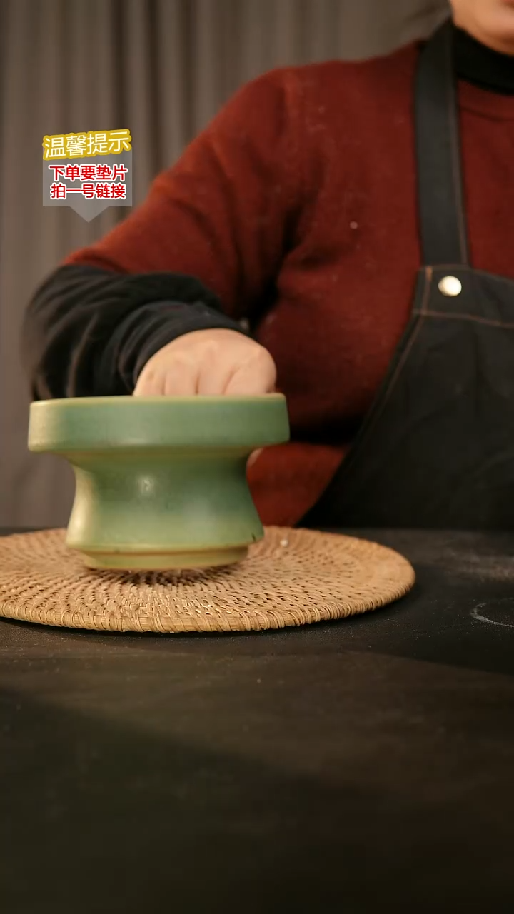 瓷片内口径约12  外高约8