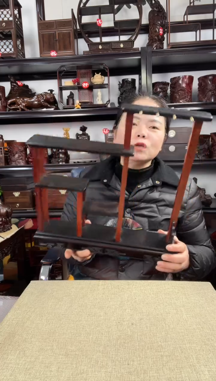 木瑕疵笔架老李红木工艺品