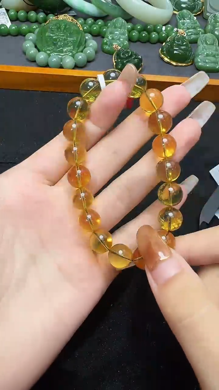 【闪购商品】蓝珀手串未镶嵌64手串