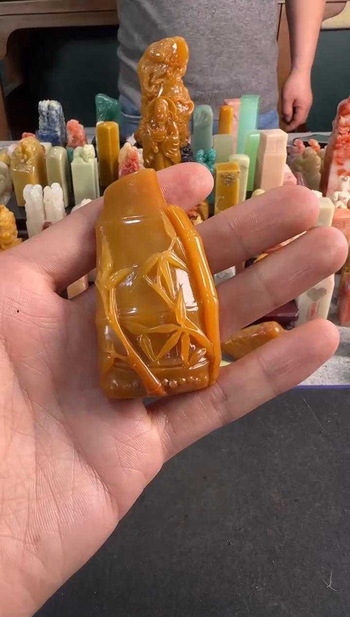 【闪购商品】青田石印石编号编号0975