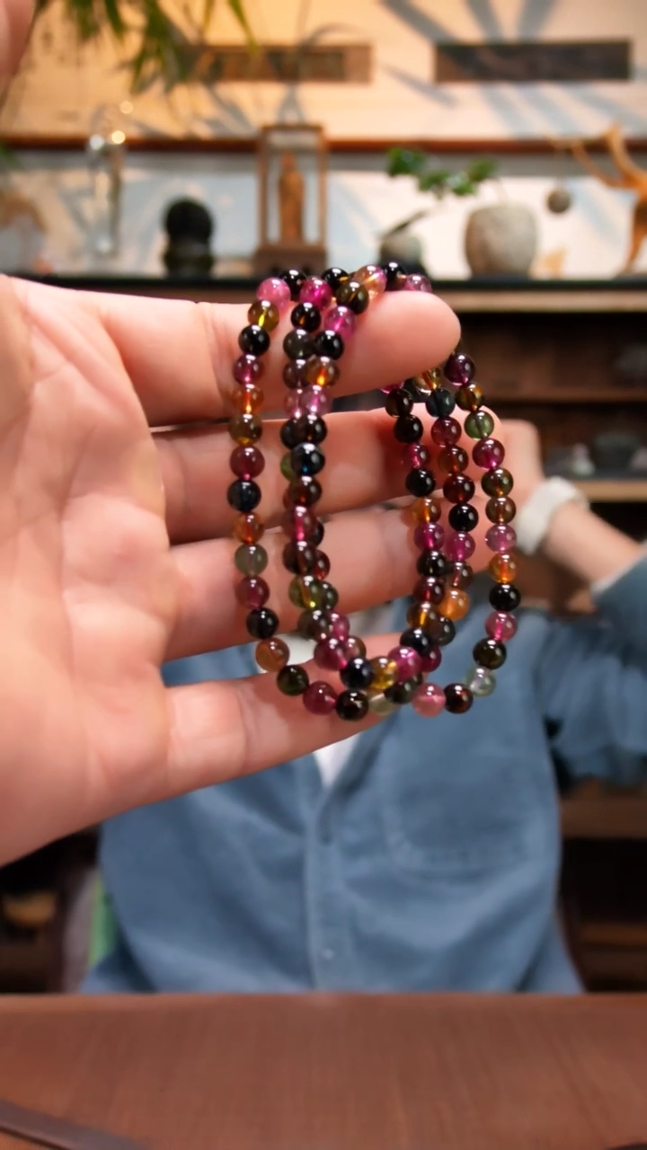 未镶嵌多圈碧玺碧玺多圈QM6*