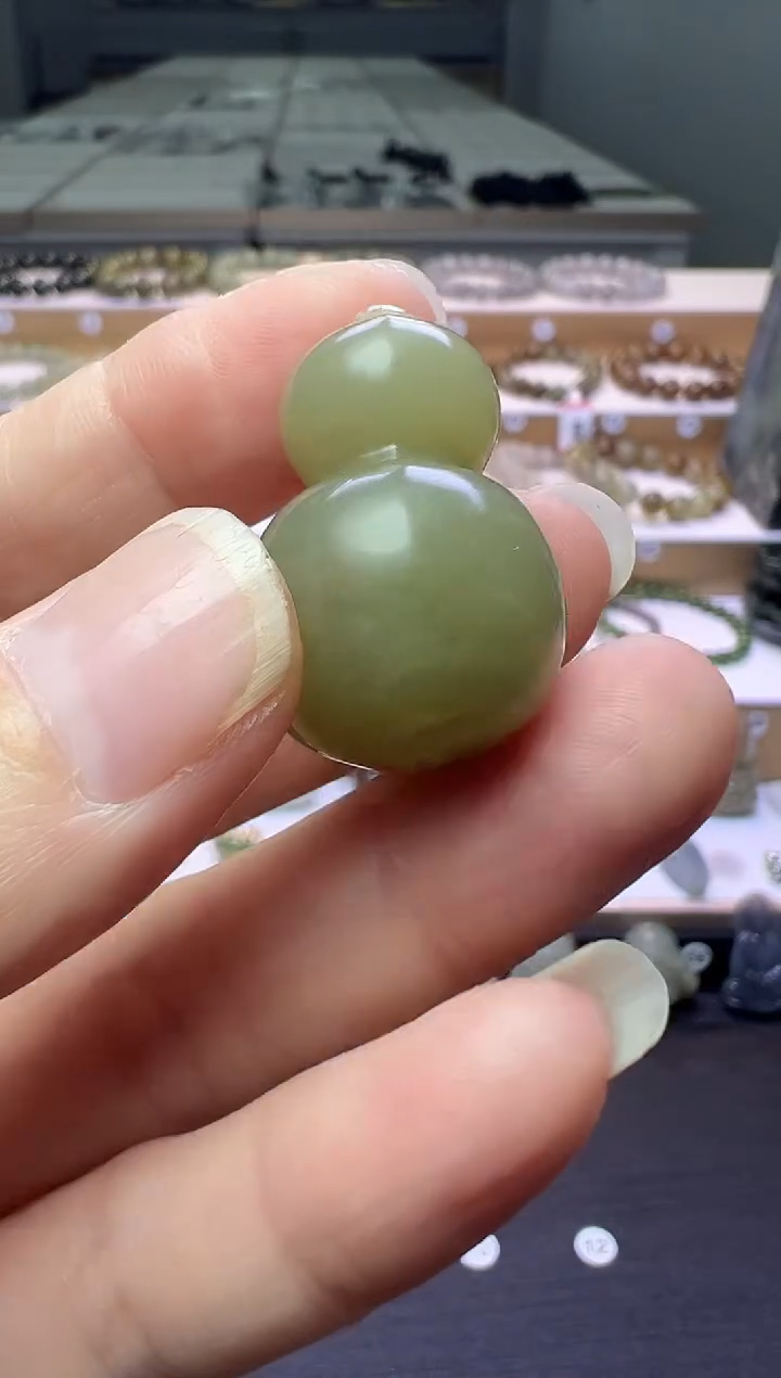 颈饰未镶嵌和田玉274号链接通孔