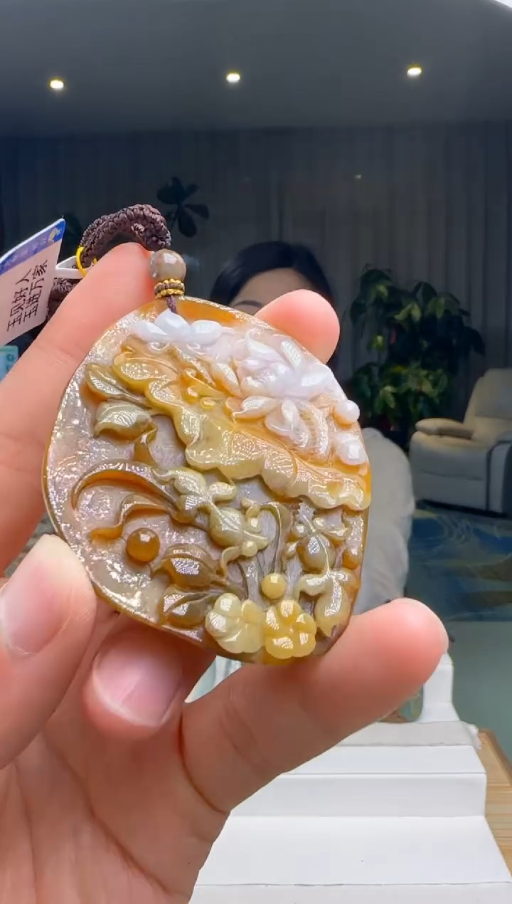 【闪购商品】翡翠吊坠(不含链)未镶嵌DY@@960Q3J15322