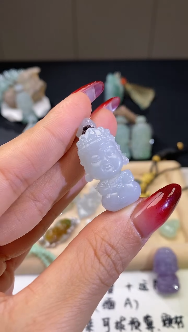 【闪购商品】翡翠吊坠(不含链)未镶嵌宝宝佛