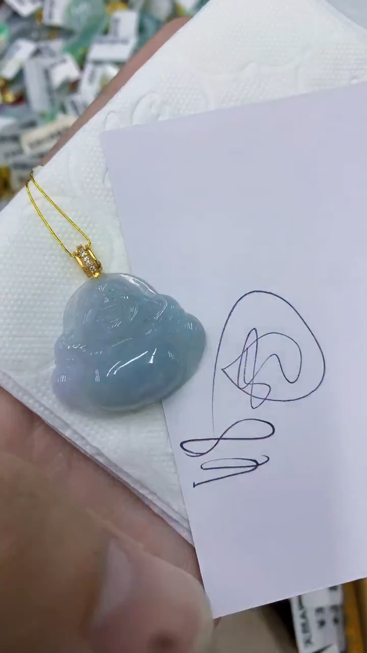 颈饰未镶嵌翡翠翡翠