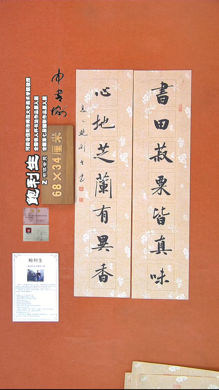 【闪购商品】书法51鲍利生书法作品