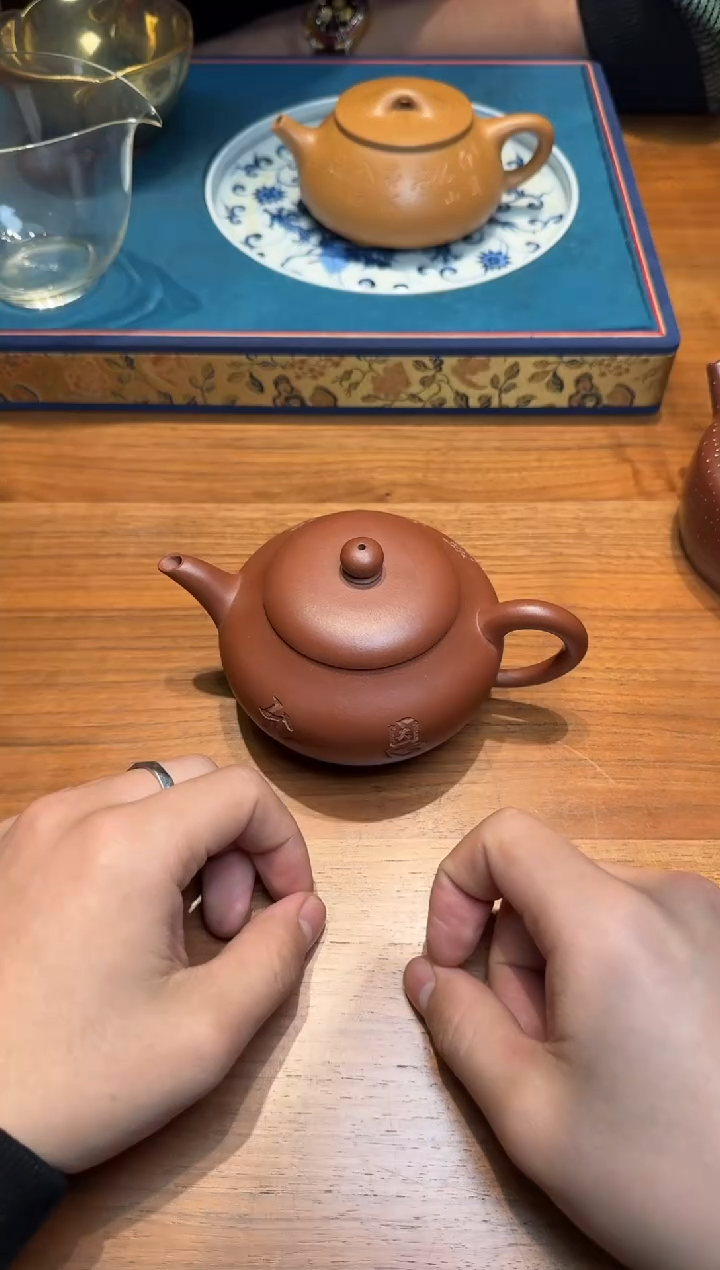 【闪购商品】紫砂茶壶汤华刚底槽青35