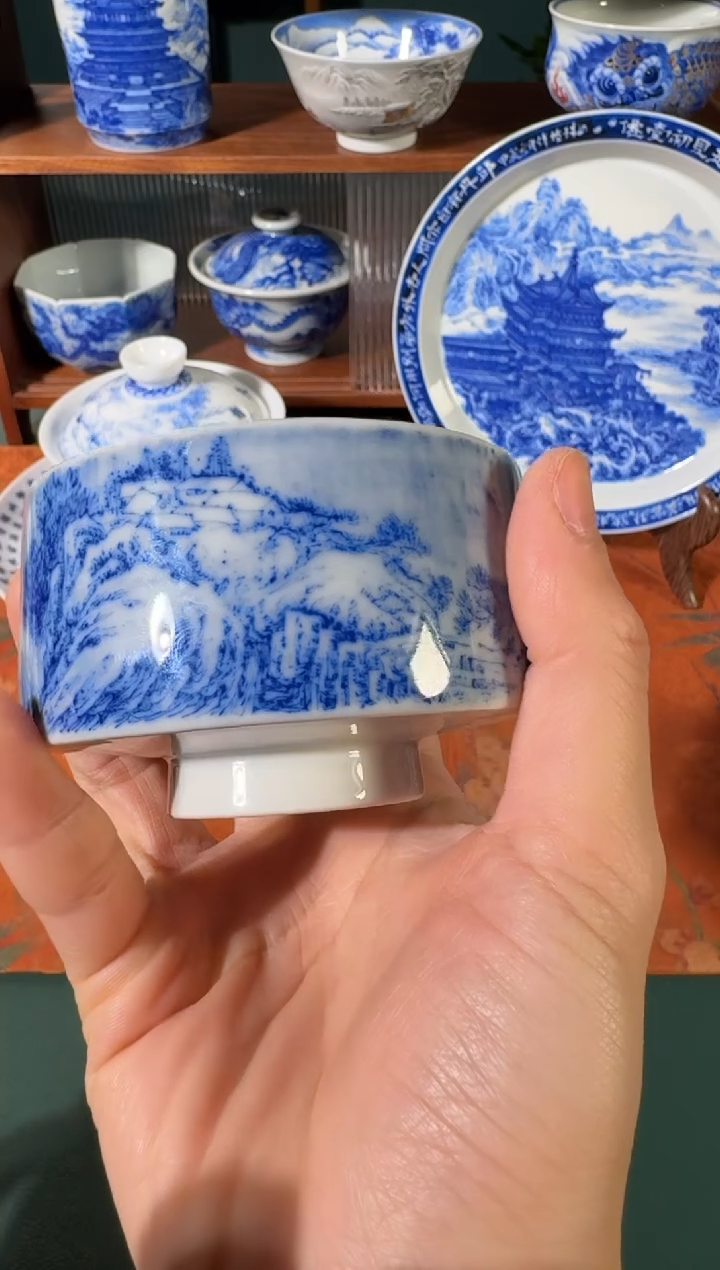 【闪购商品】杯永明尚玩山水主人杯