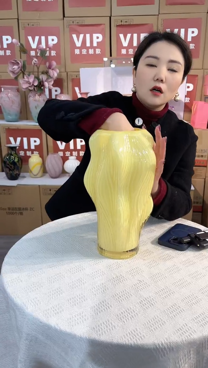【闪购商品】琉璃泰疆花器B-59