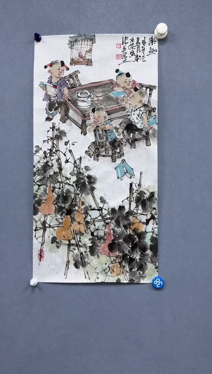 国画炳山艺术--姚老师作品