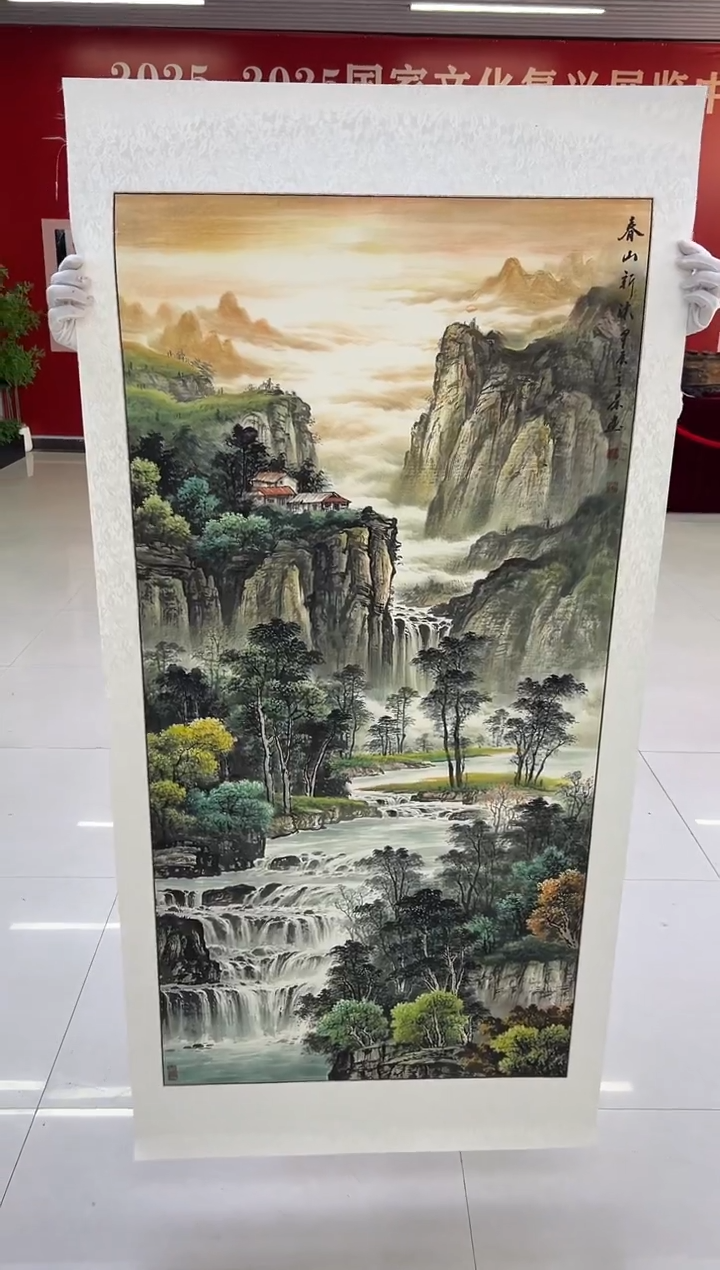 国画刘立荣亲笔绘画手绘作品D6
