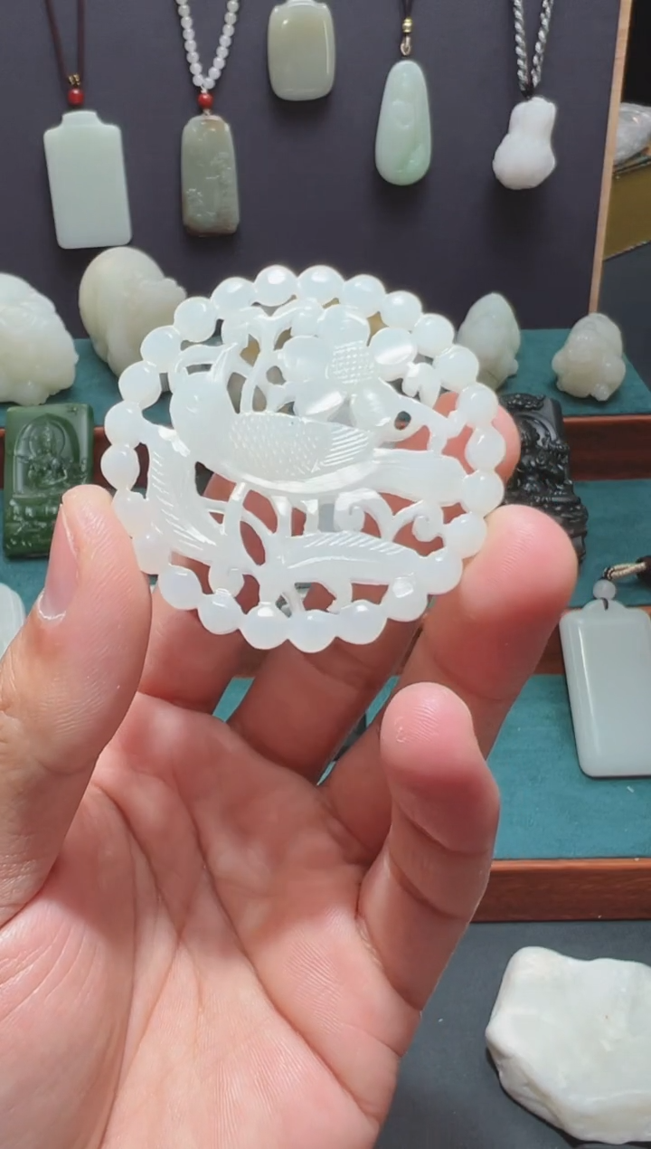 【闪购商品】和田玉吊坠(不含链)未镶嵌1