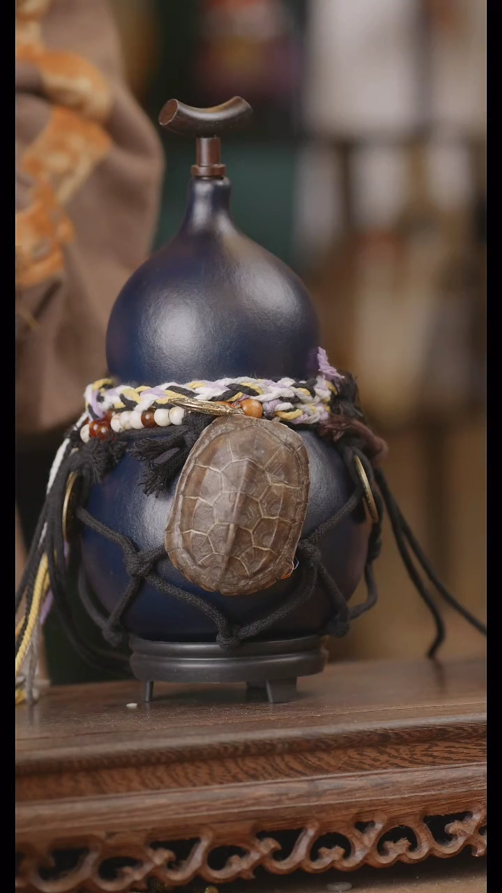 【闪购商品】198号精品天然大漆工艺防渗内胆酒葫芦~