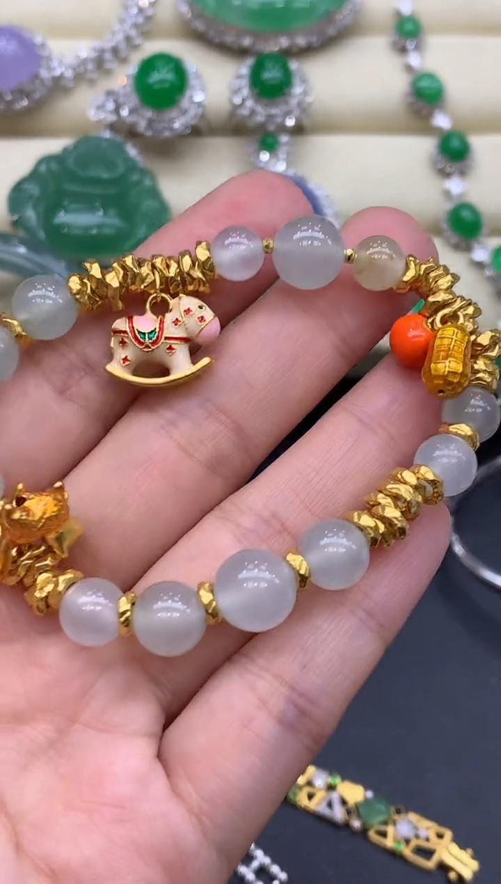 未镶嵌翡翠手链517-中国好珍宝