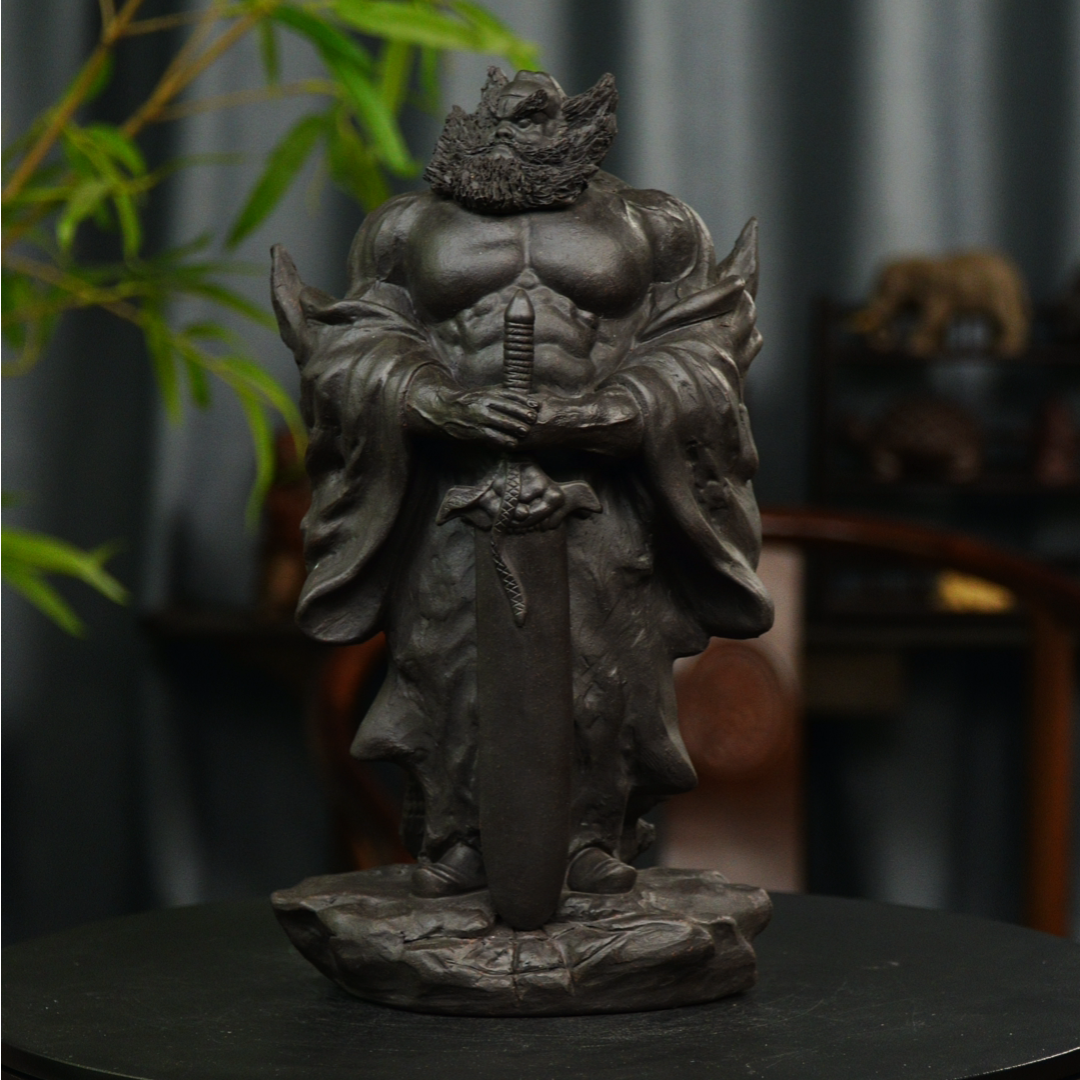 钟馗问天 创意陶瓷