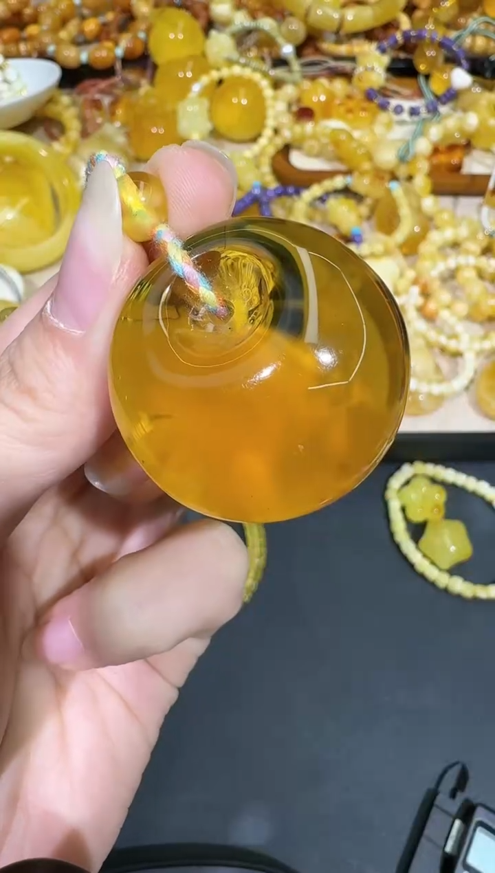 【闪购商品】琥珀颈饰未镶嵌X0116-1195-294