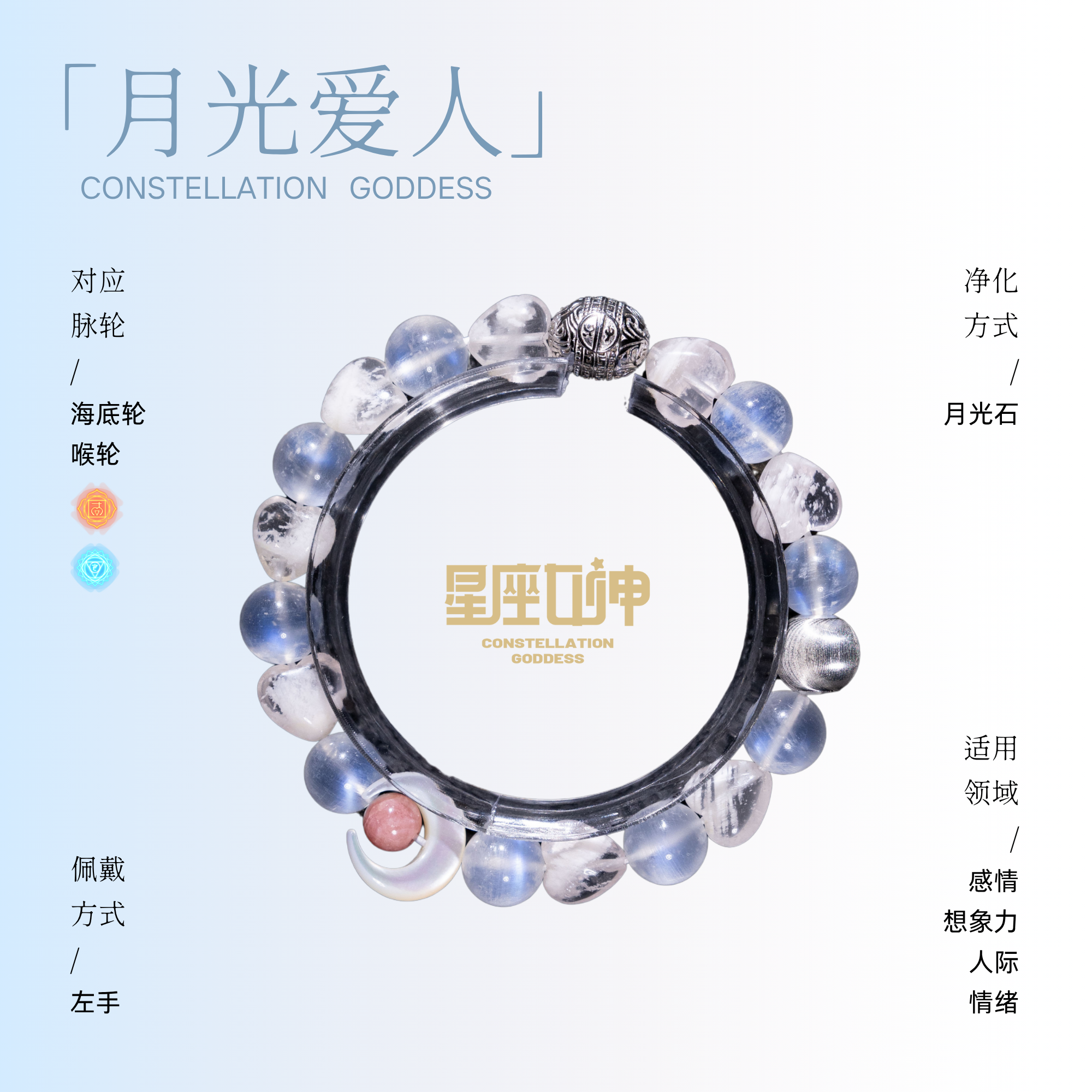 黑博士亲研设计款手链——月光爱人（多样性发其一）