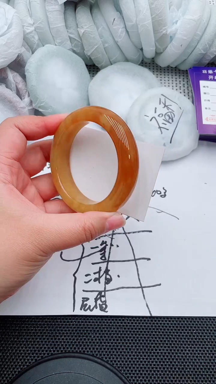 未镶嵌手镯石英质玉225-57-58