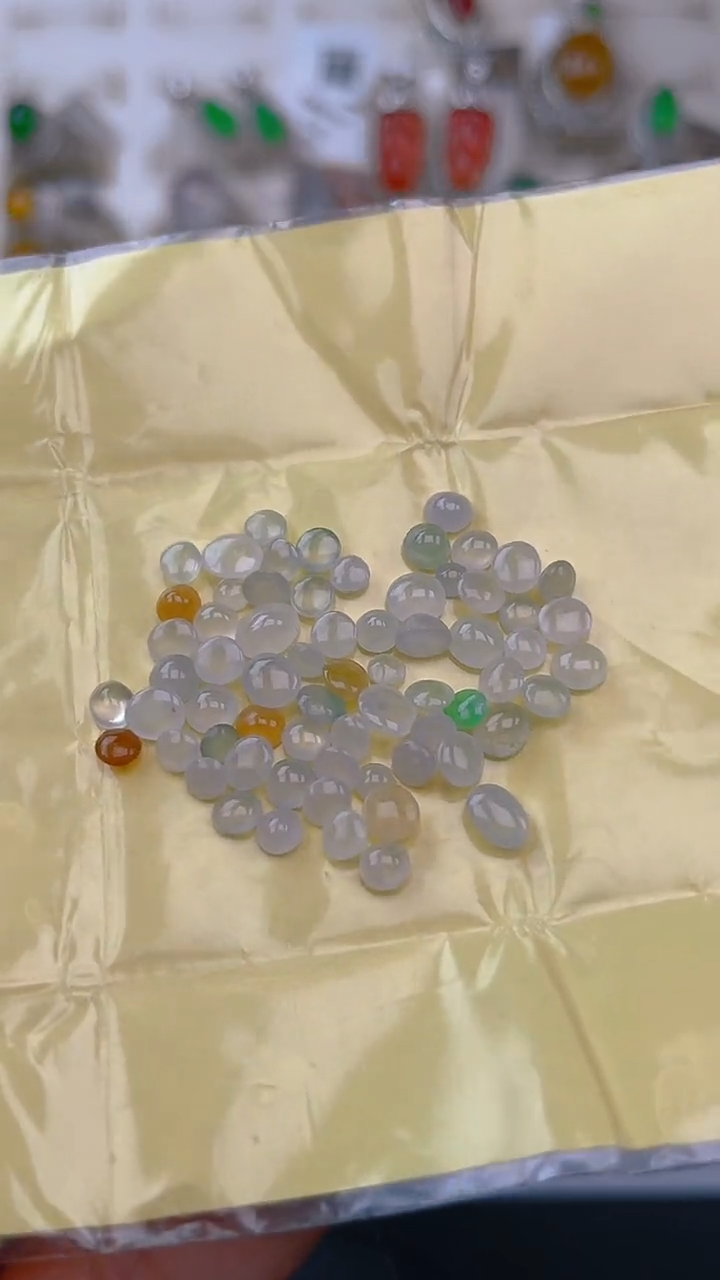 裸石翡翠天然翡翠蛋面54