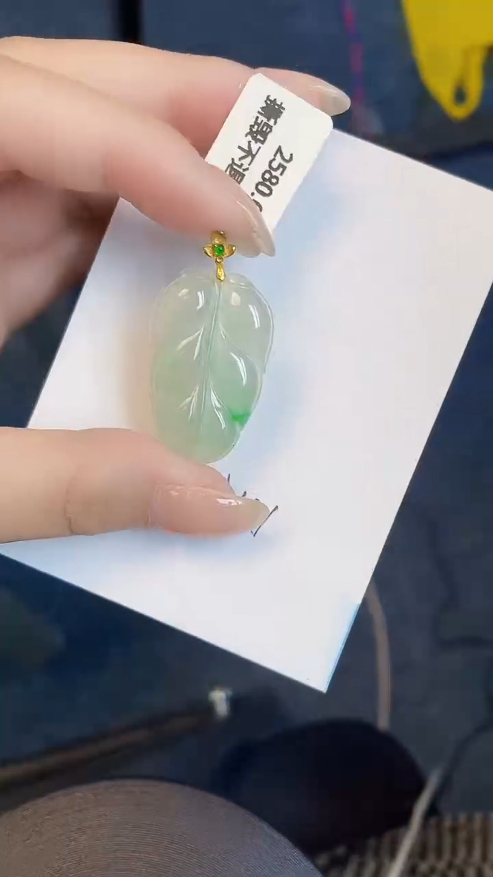 【闪购商品】翡翠颈饰18K金镶嵌00000000