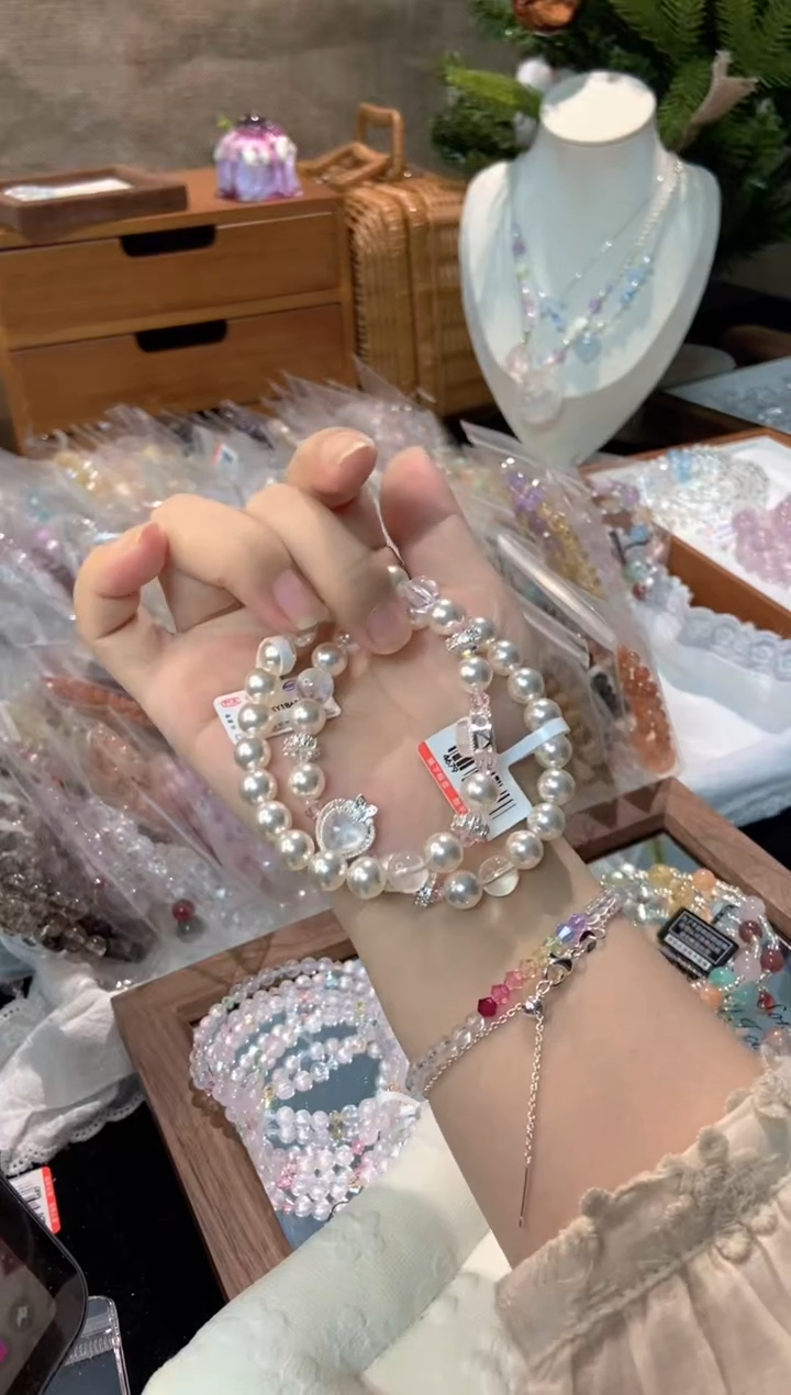 未镶嵌手串水晶孤品捡漏均匀瑕疵介意勿拍
