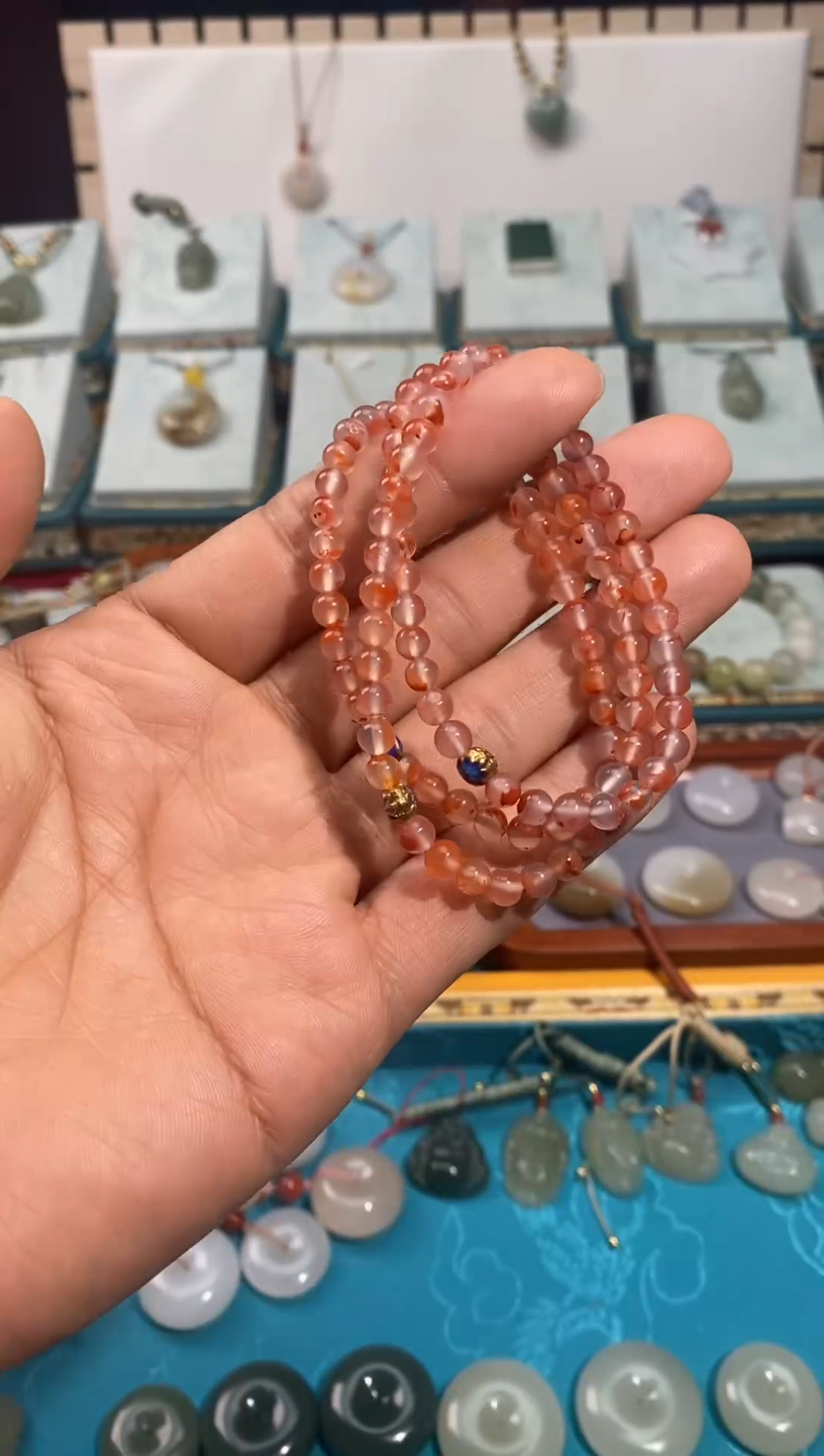 【闪购商品】南红玛瑙手链未镶嵌多圈