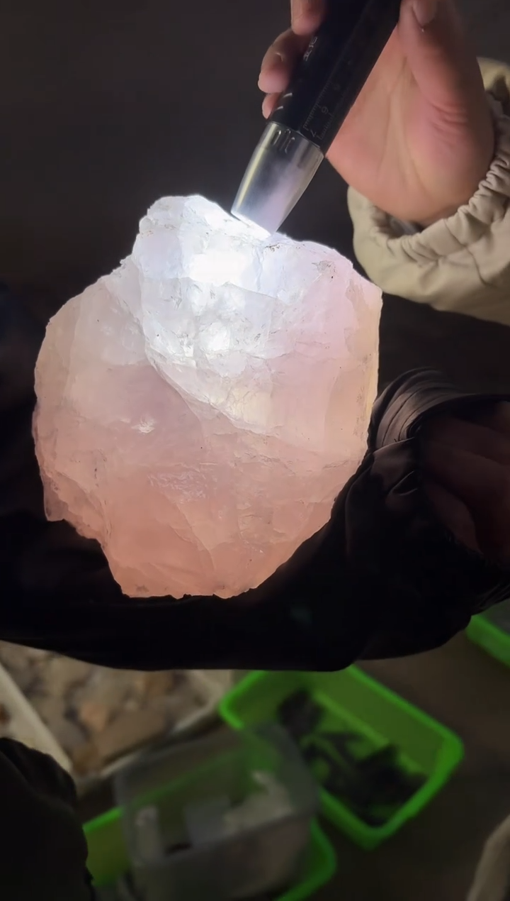 【闪购商品】水晶摆件未镶嵌粉水晶 039