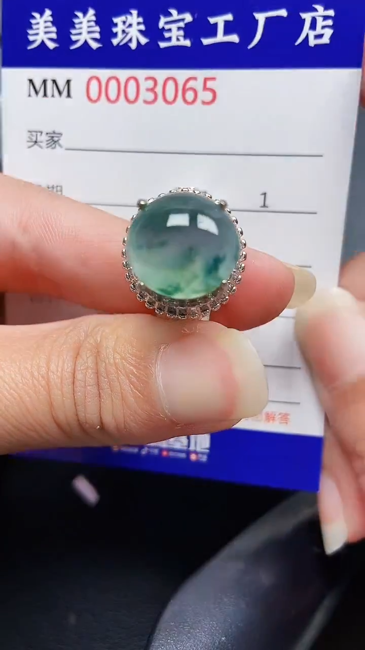 颈饰未镶嵌翡翠3065铜托