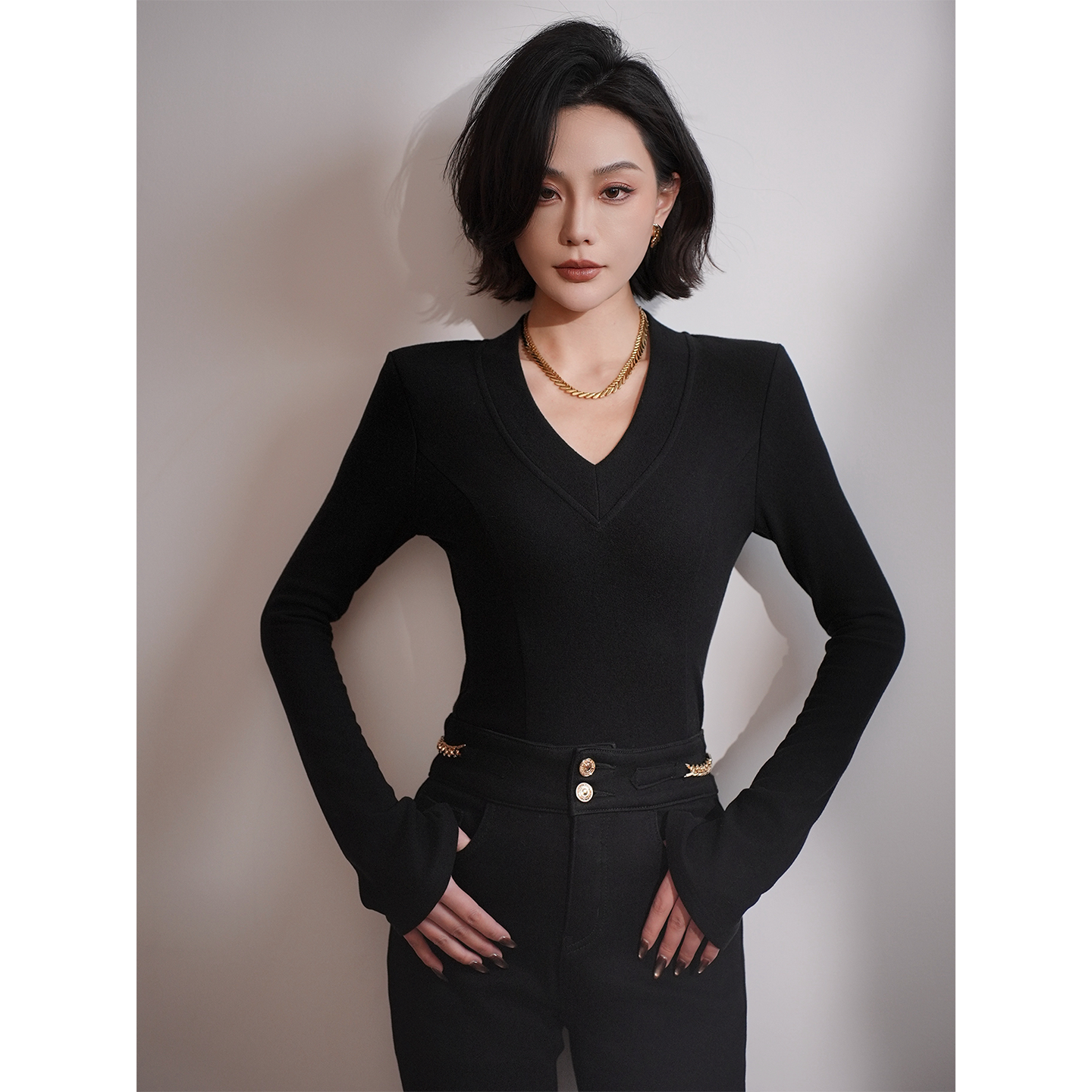 Tyike【姜韵收腰衣】暖姜纤维生热打底衫秋冬轻量锁温修身显瘦