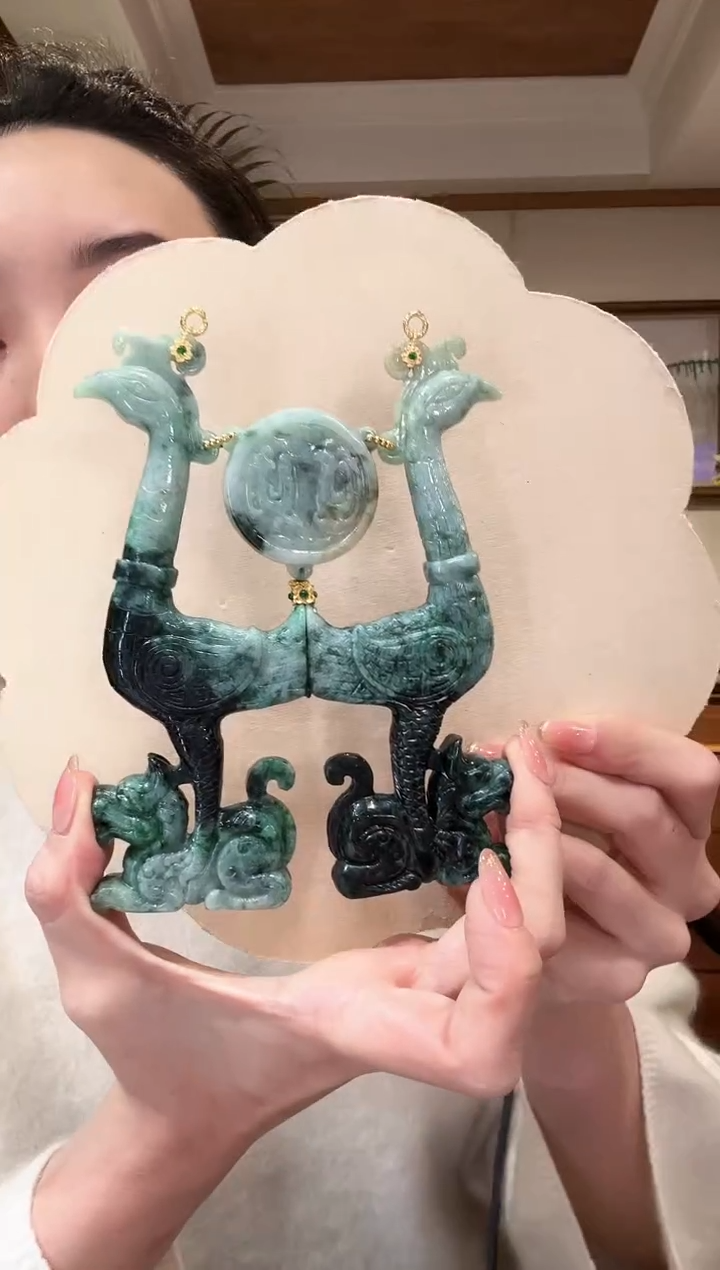 【闪购商品】翡翠颈饰未镶嵌国风