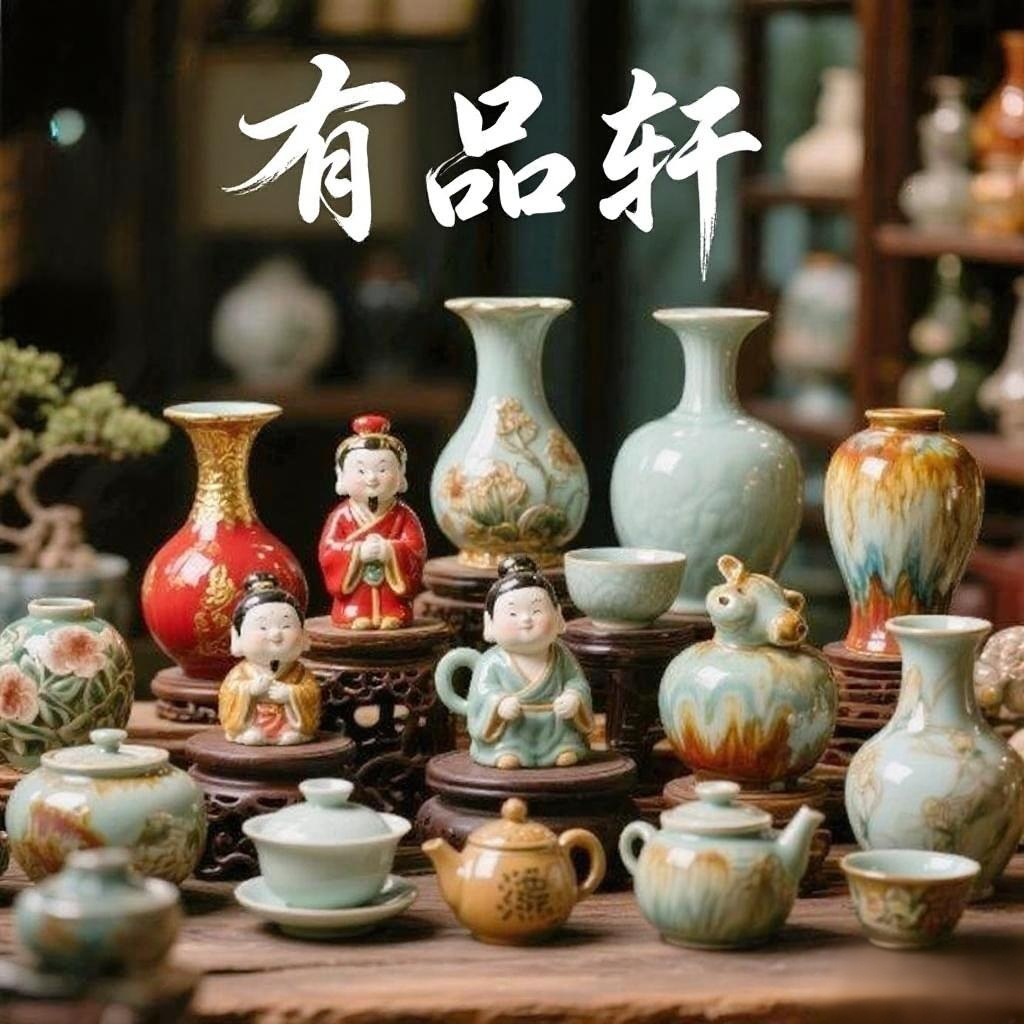 36号商品连接，石湾陶瓷公仔，工艺品摆件