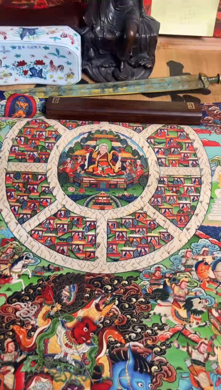 卷轴画卷轴画奥奥的唐卡