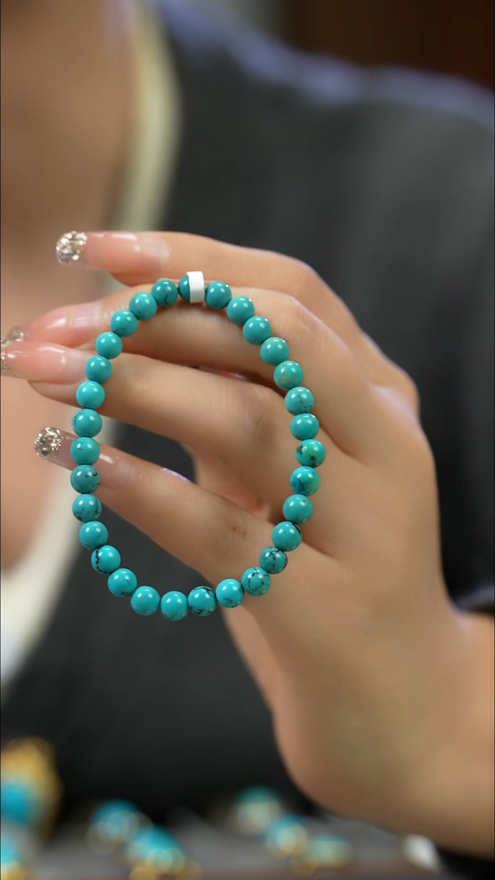 未镶嵌绿松石手串多样性发一