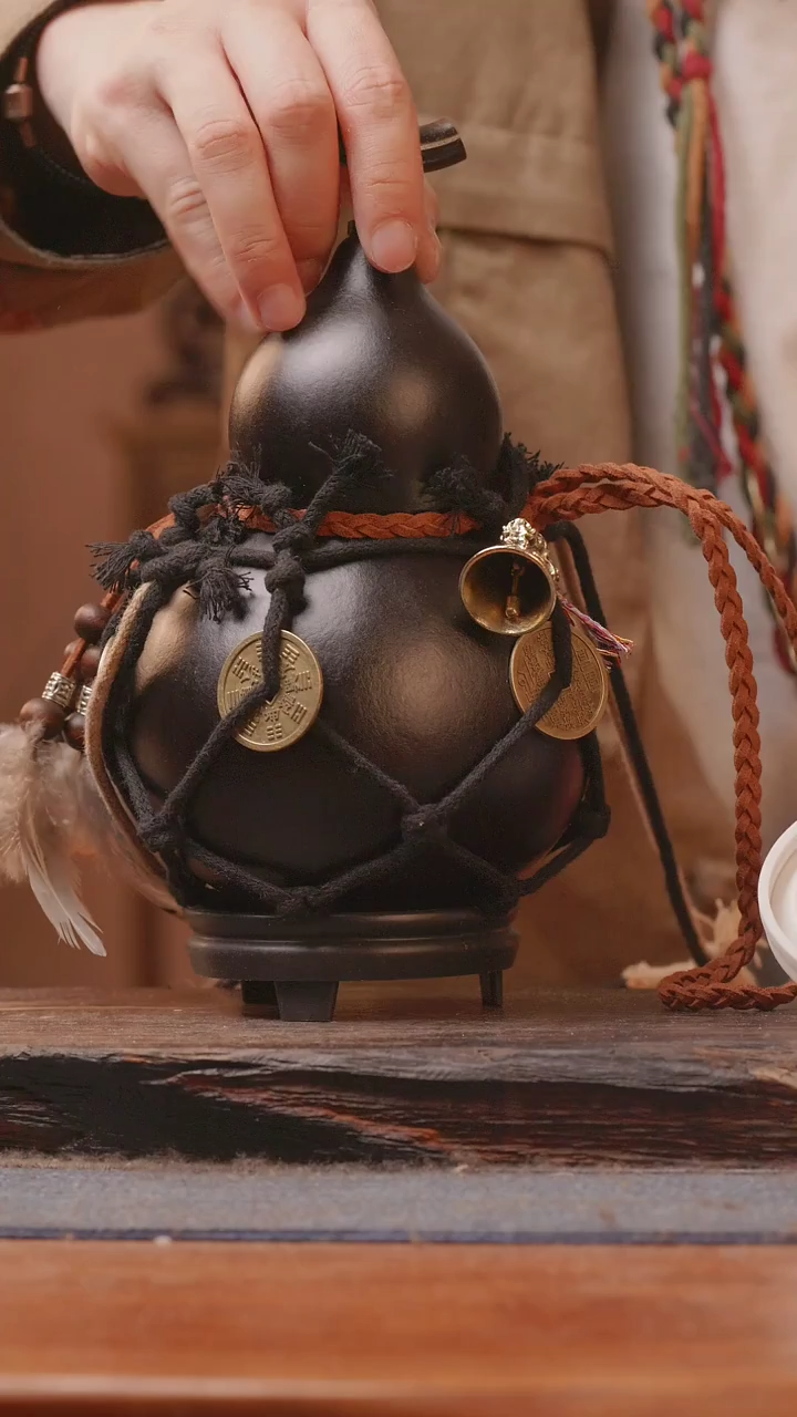 【闪购商品】5号精品大漆葫芦防腐防渗装水茶酒