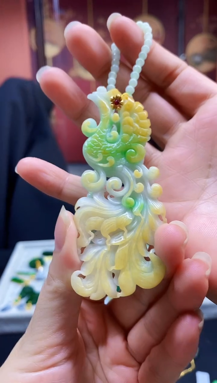 颈饰未镶嵌翡翠翡翠吊坠46