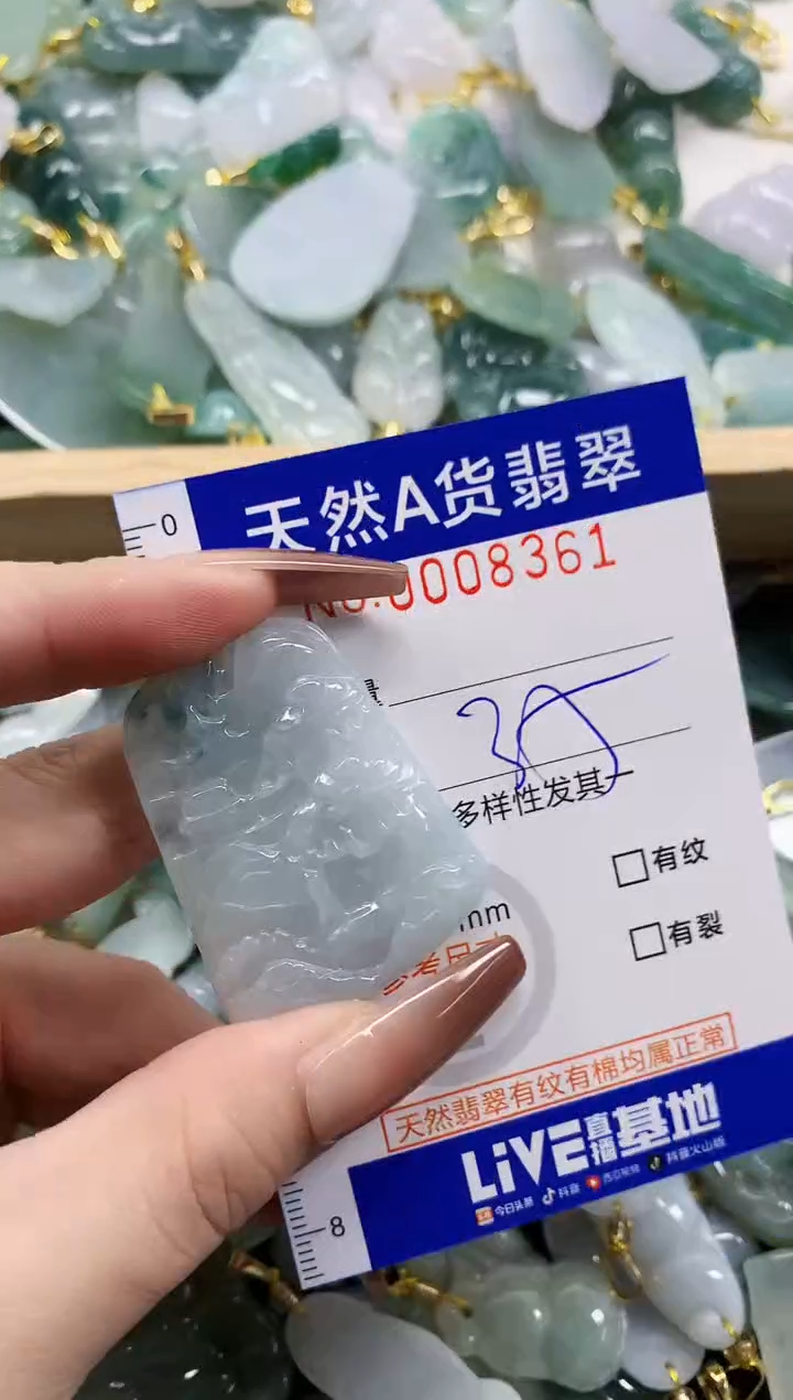 颈饰未镶嵌翡翠天然A货翡翠