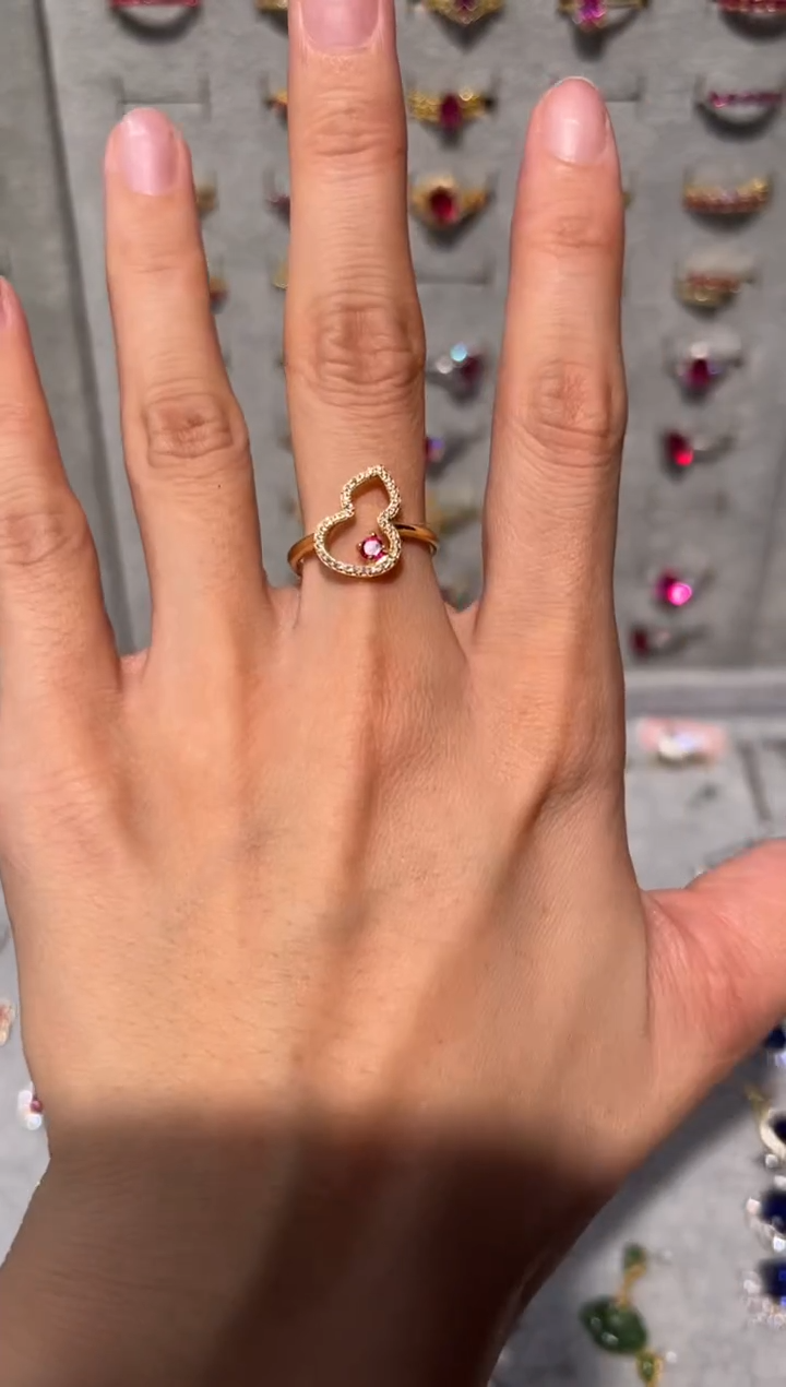 【闪购商品】红宝石戒指银S925镶嵌1531