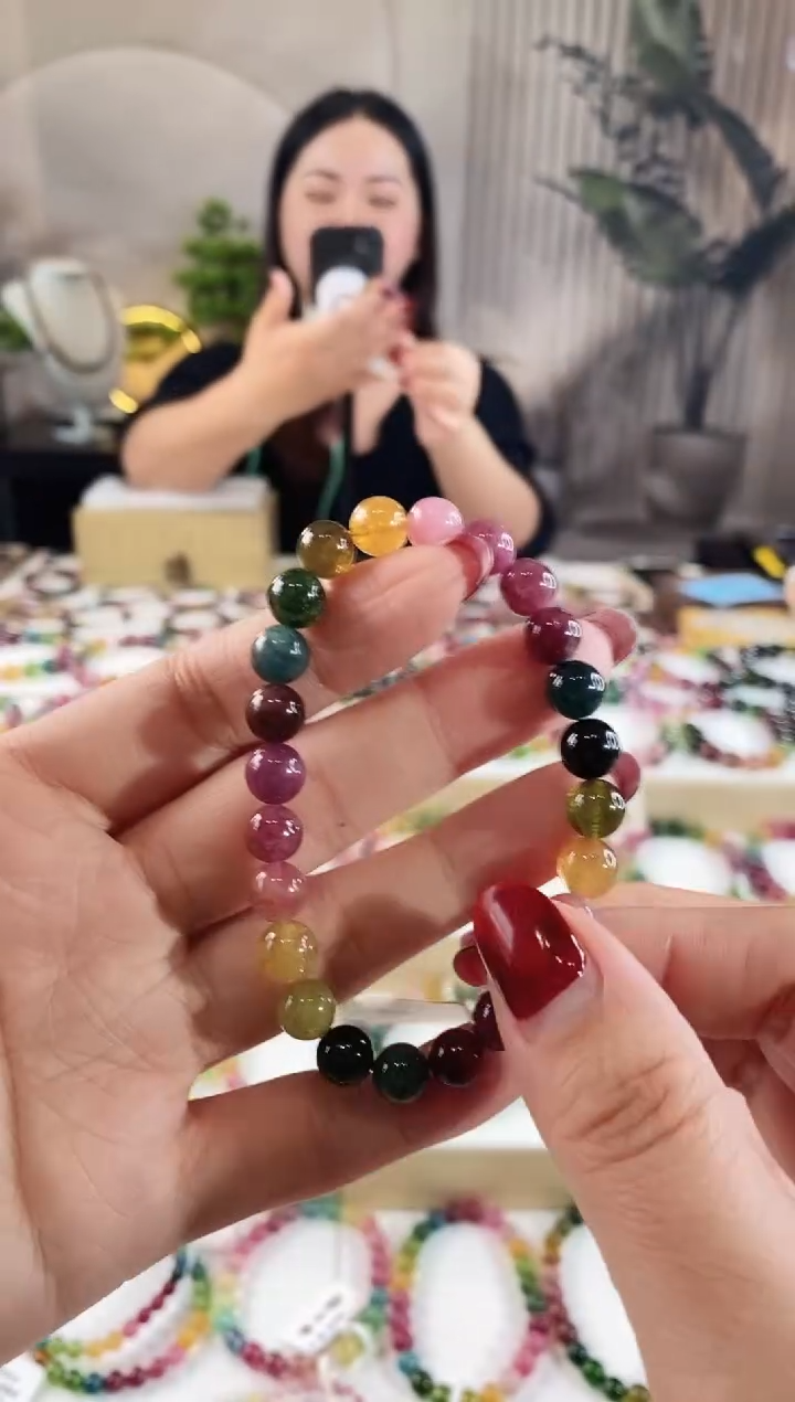 【闪购商品】碧玺手串未镶嵌G2411 单圈颜色微差