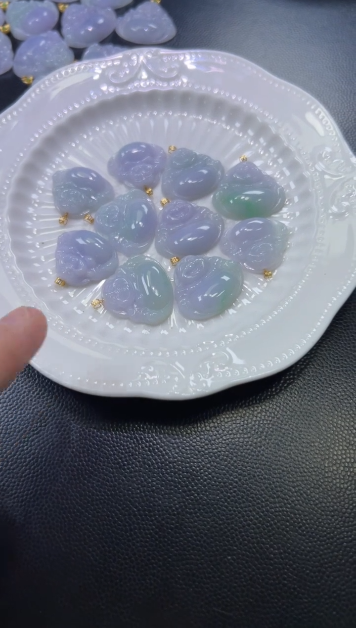 翡翠18K金镶嵌颈饰多样性发一件/5