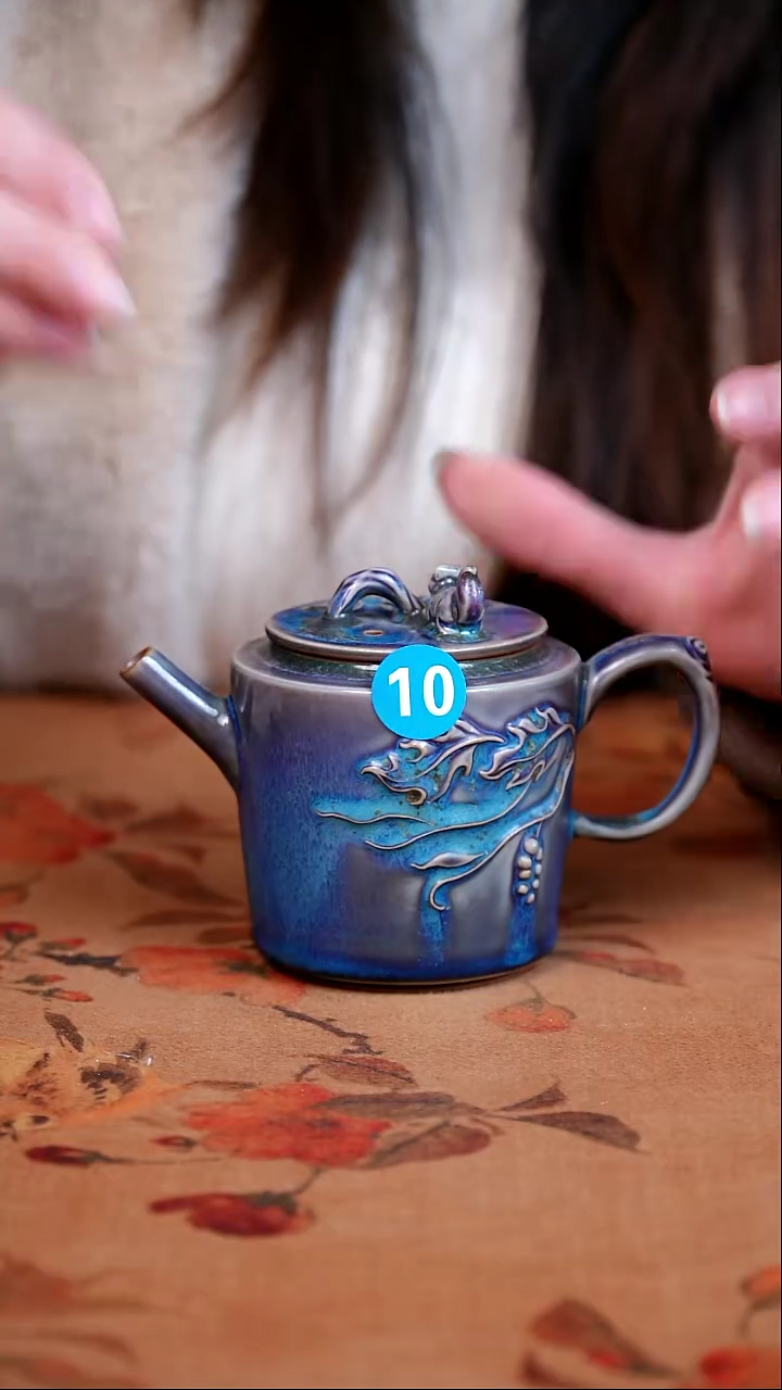 杯子陶全品钧瓷摆件