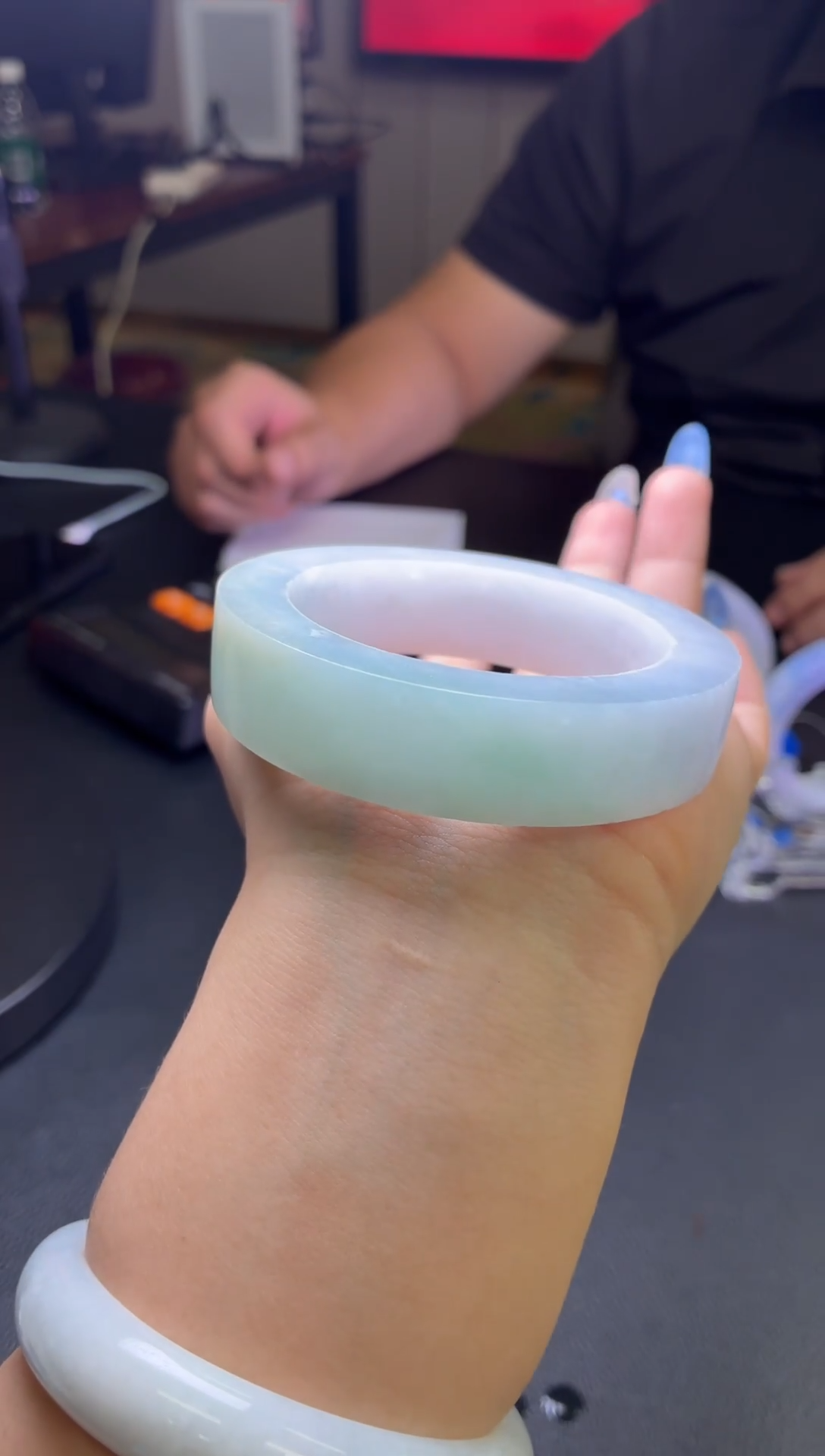 未镶嵌正圈定制翡翠53-57正圈