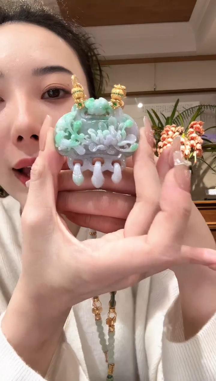 【闪购商品】翡翠颈饰未镶嵌国风