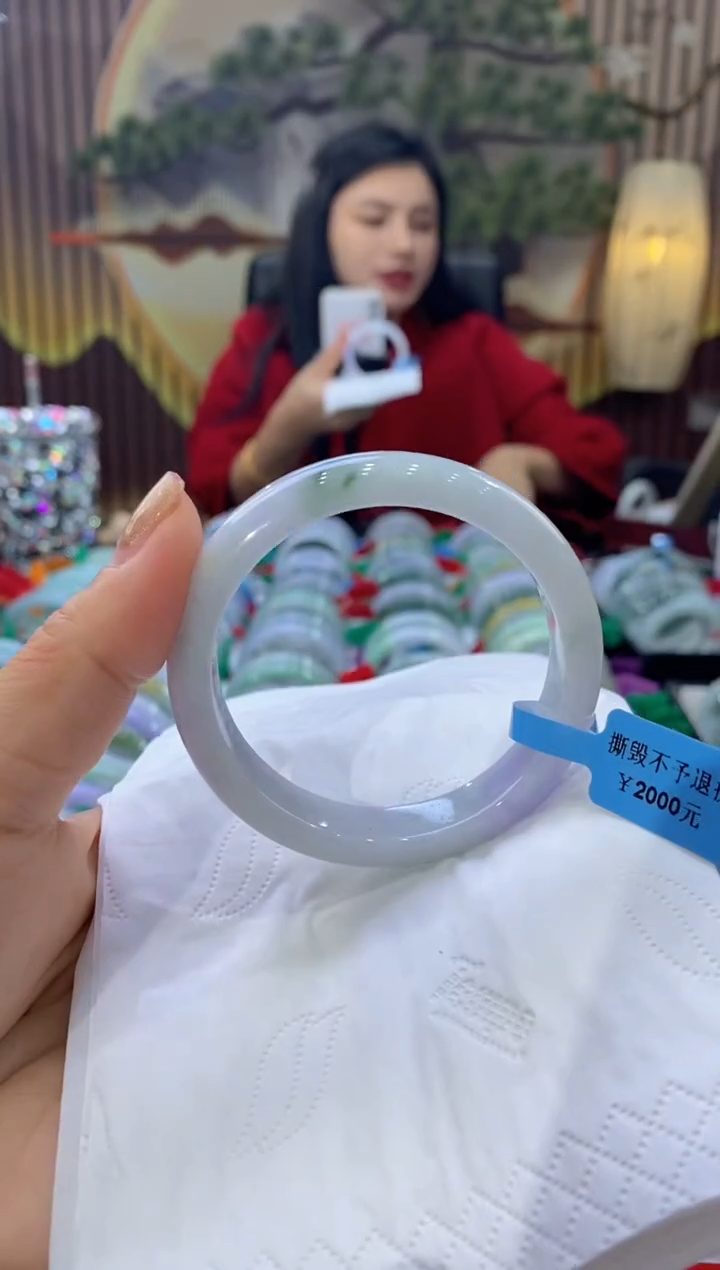 【闪购商品】翡翠手镯未镶嵌多人00253